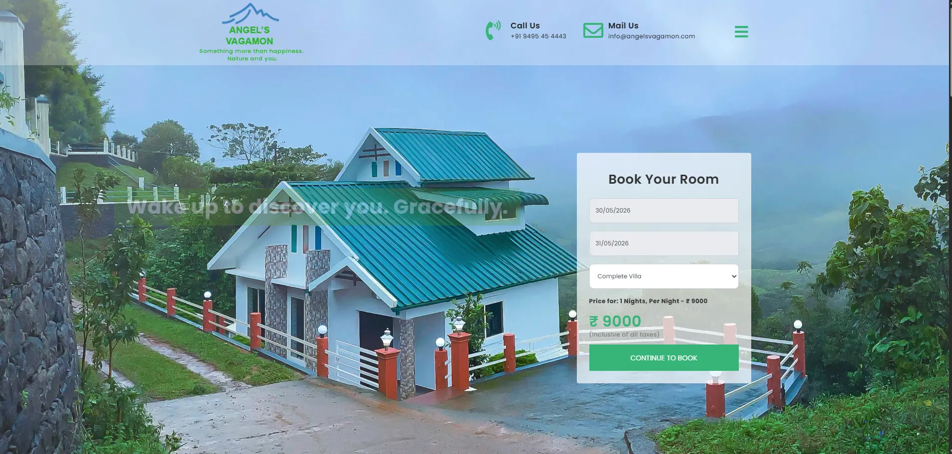 Angel's Vagamon — website by Orange Dice