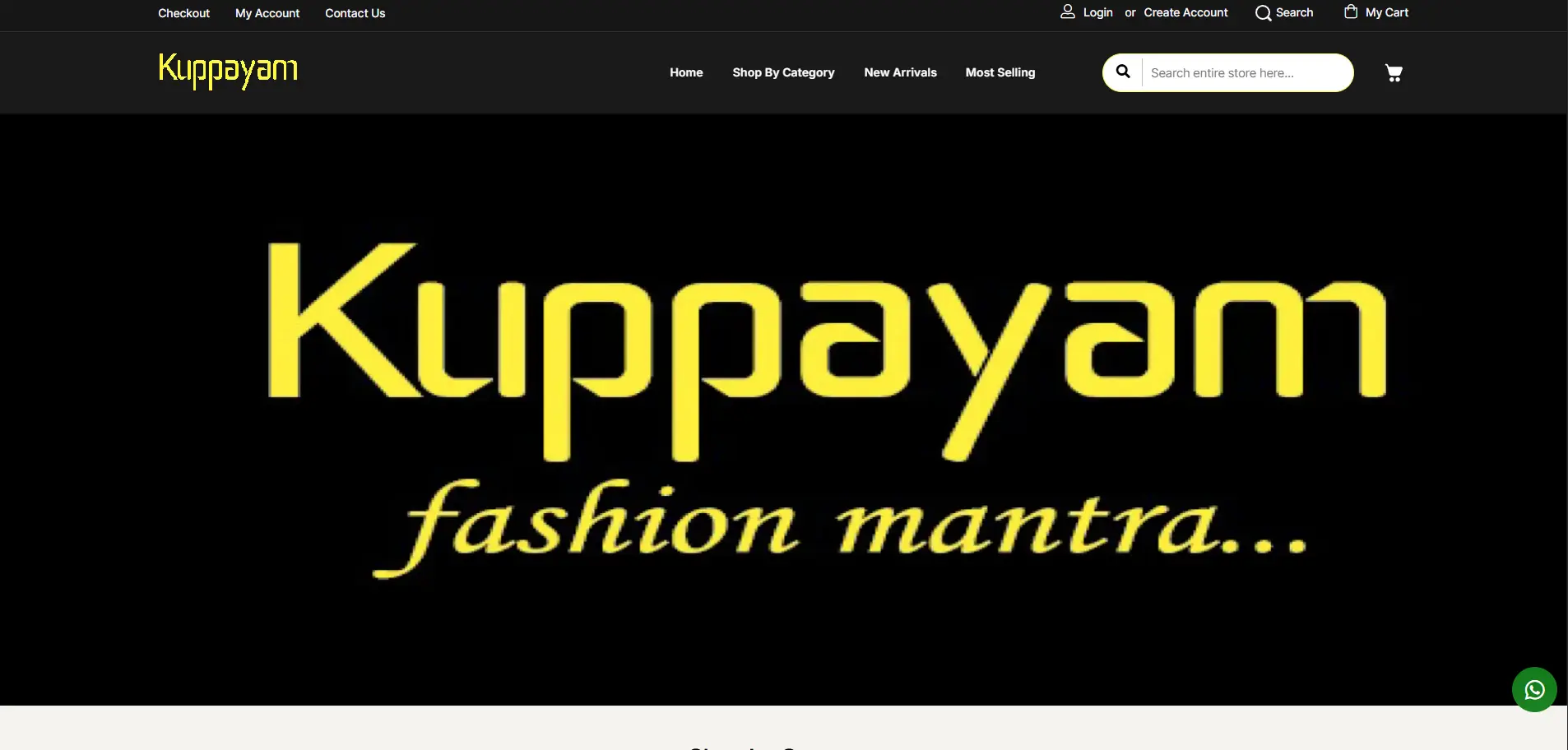 Kuppayam Fashion Mantra — website by Orange Dice