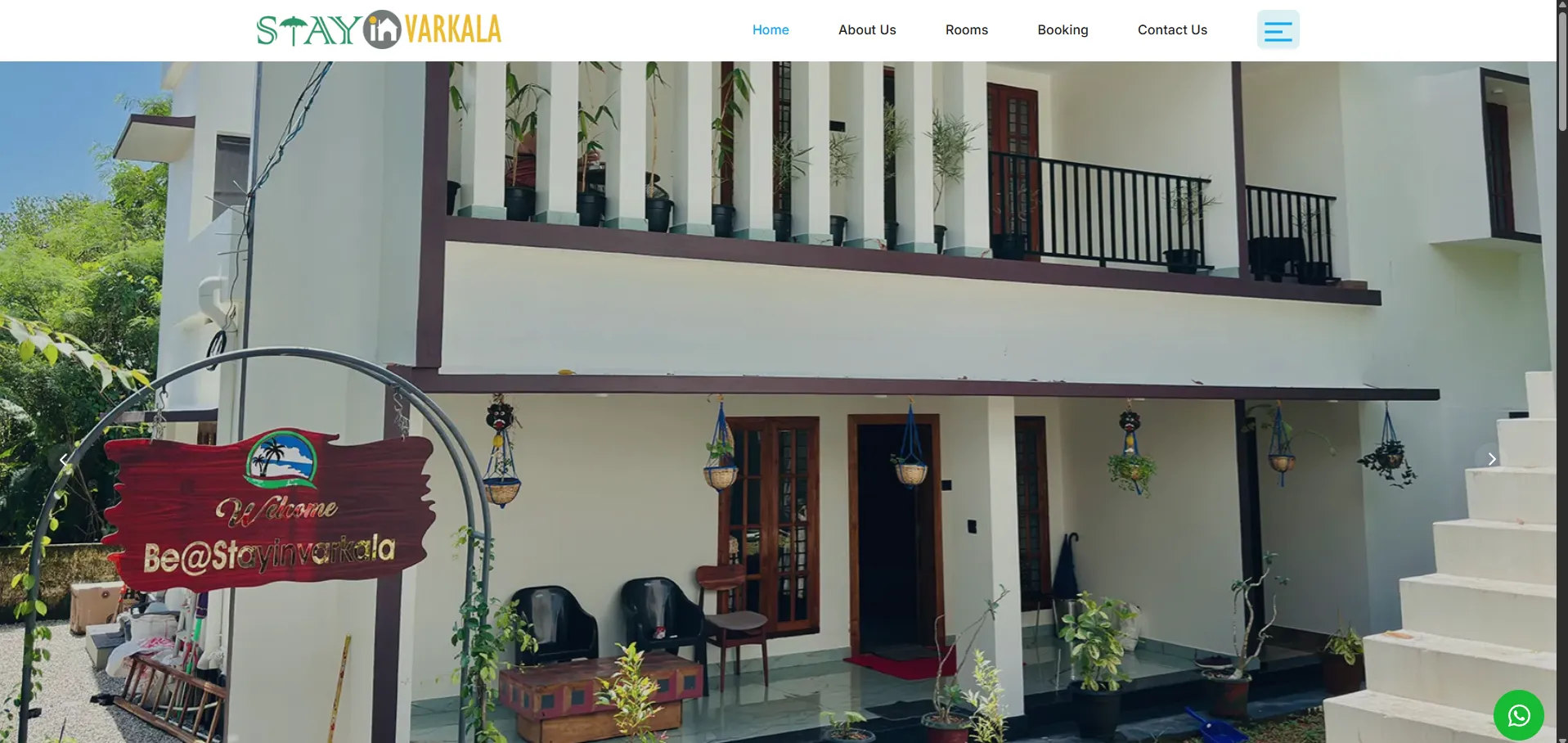 Stayin Varkala — website by Orange Dice