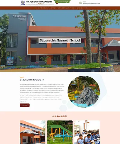 St. Joseph's Nazareth School — website by Orange Dice