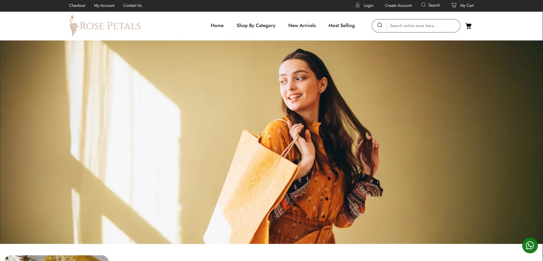 The Rose Petals — website by Orange Dice