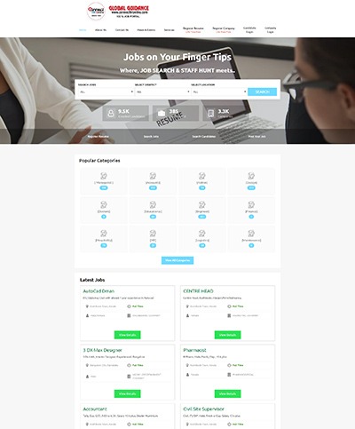 Website developed for connect HR in kerala